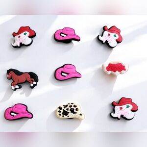 Cowgirl Croc Charms